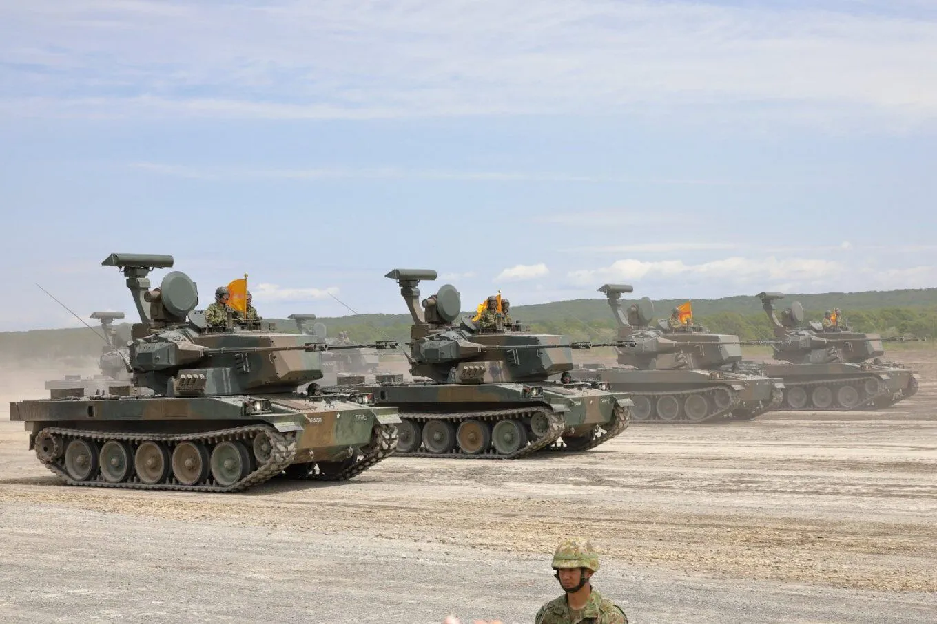 Японский аналог Gepard под обозначением Type 87, иллюстративное фото из открытых источников