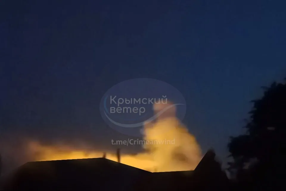 Зарево от пожара