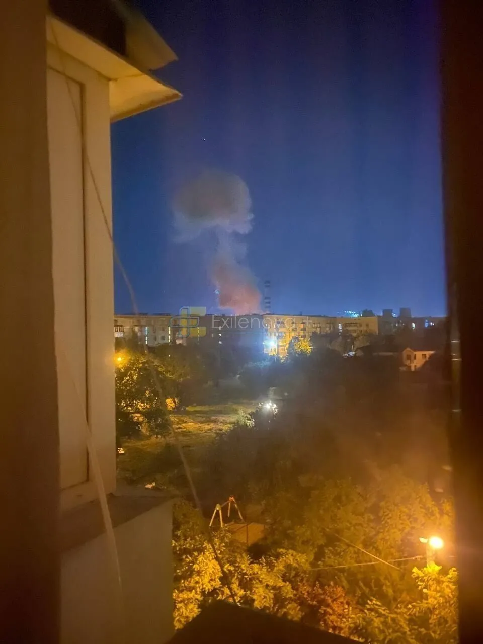 Дым над Симферополем