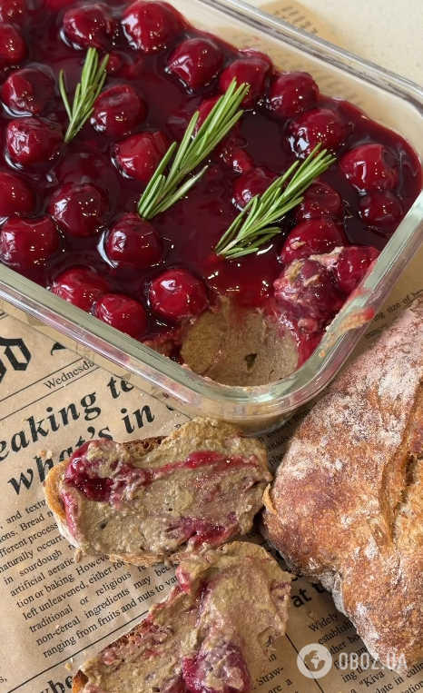 Нежный печеночный паштет, который не будет горчить: очень вкусно подавать с вишневым конфитюром
