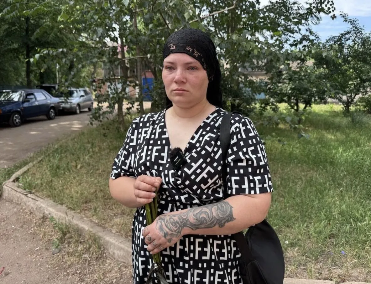Дружина загиблого чоловіка.