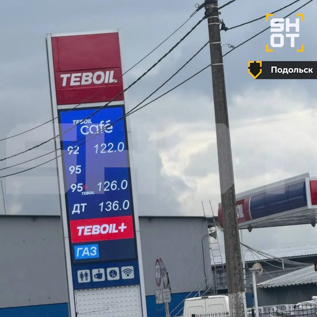 Ціни на паливо у Троїцьку.