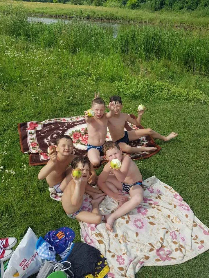 Внуки Натальи Фалион.