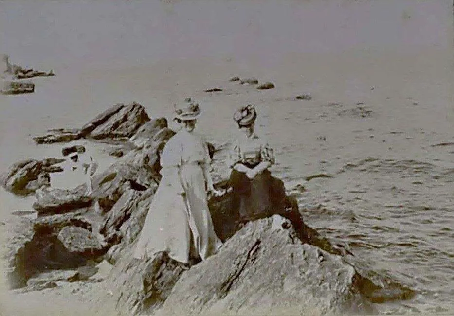 Пляж «Ланжерон» в 1905–1907 годах.