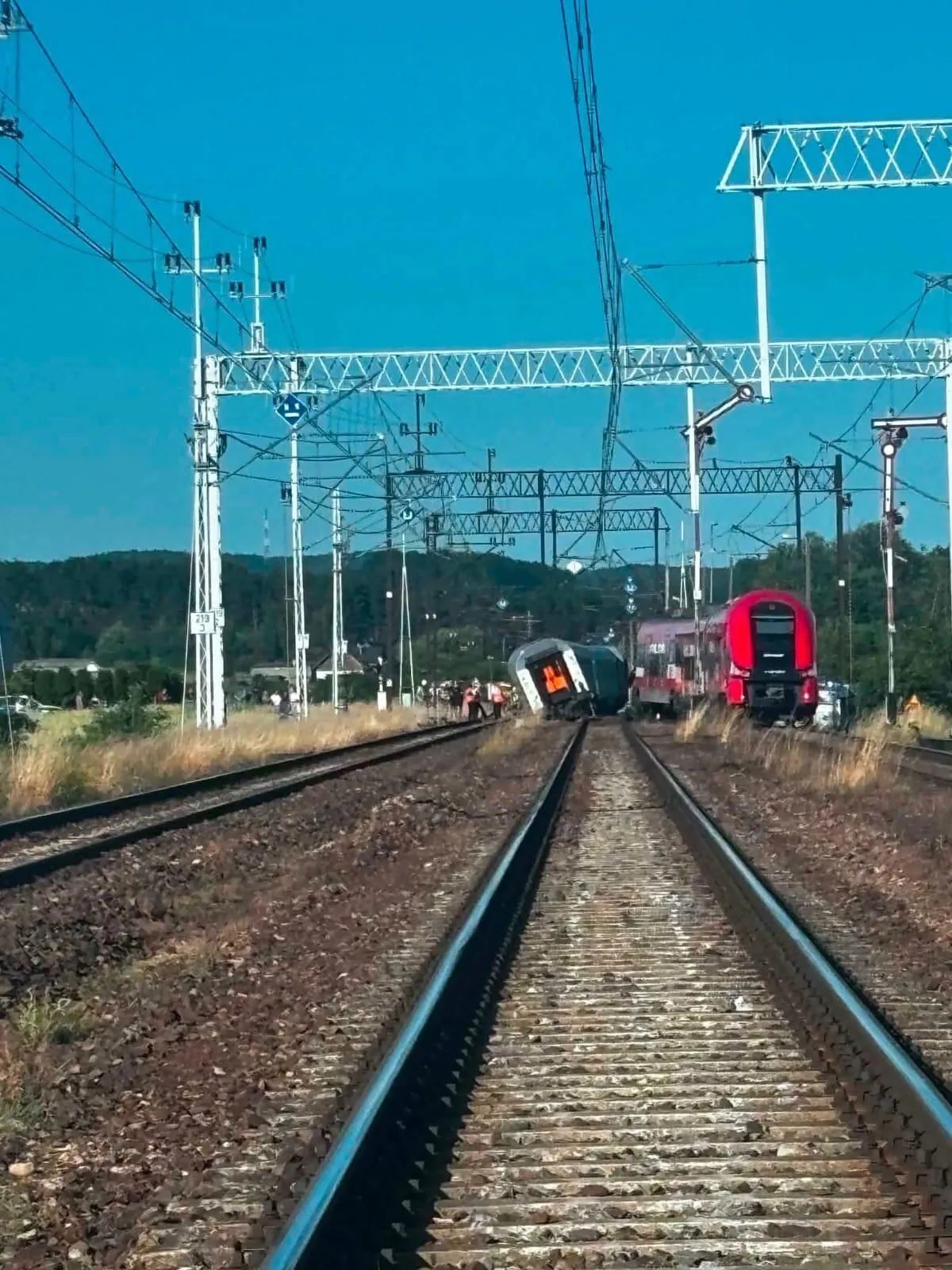 У Польщі не розминулися два потяги.