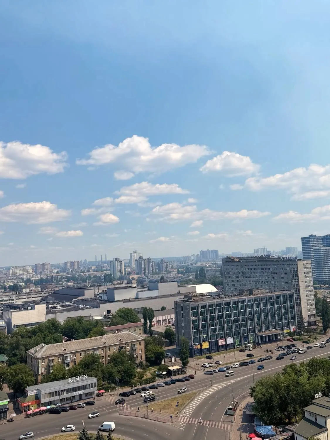 Киев накрыл смог.