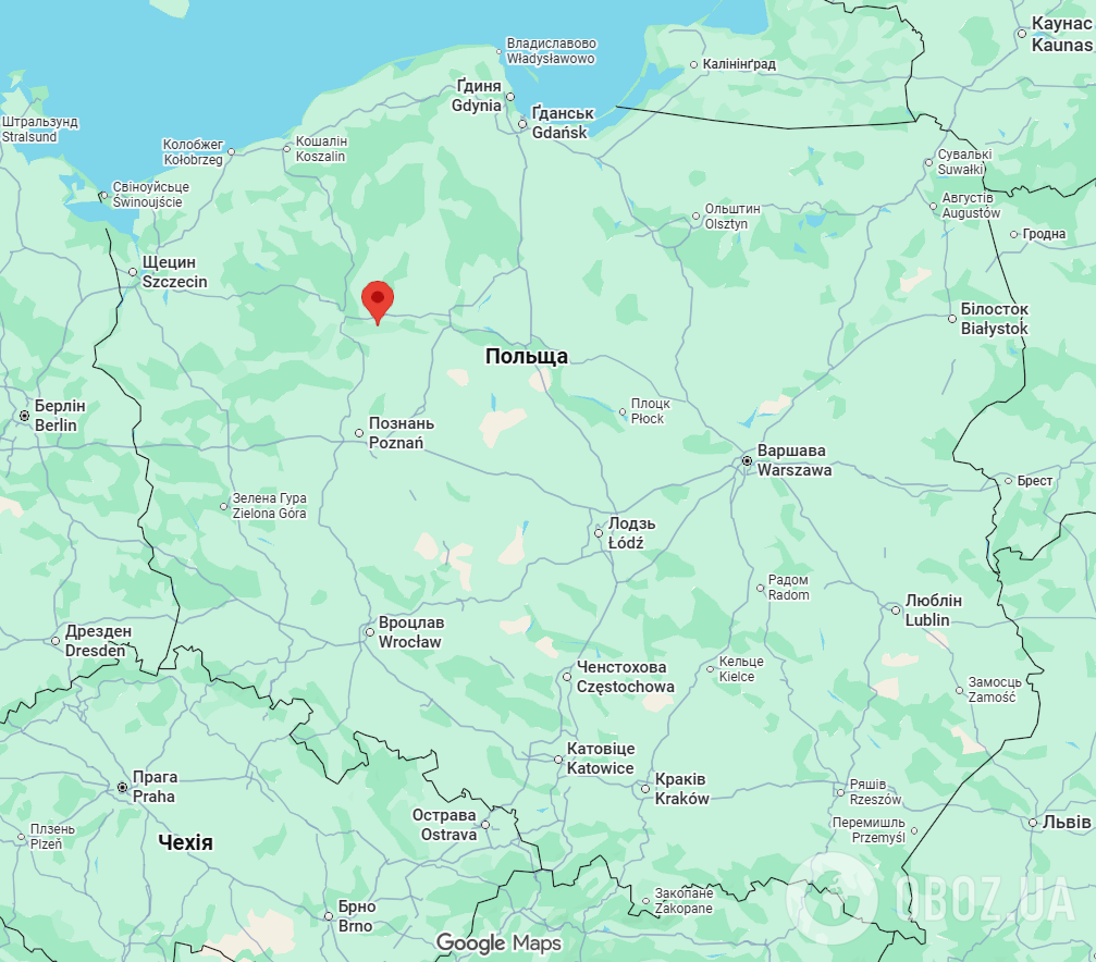 Бялосліве (РП) на карті.