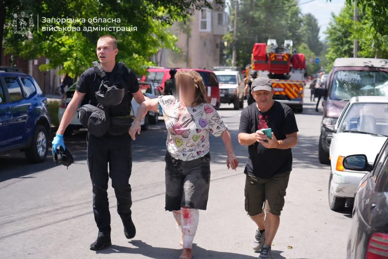 Пострадали жители Запорожья