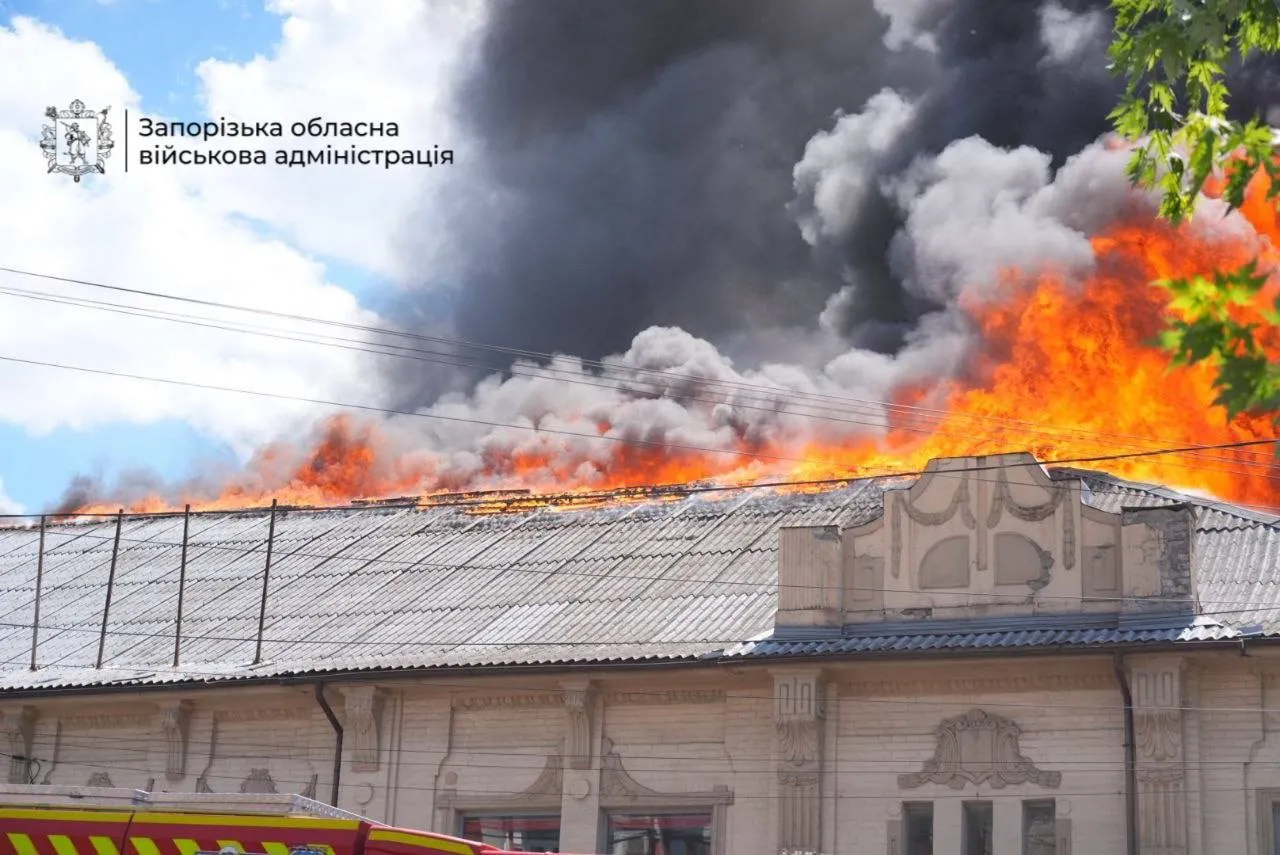 Россия нанесла удар по Запорожью