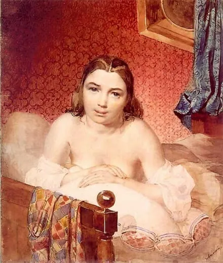 "Женщина в постели"