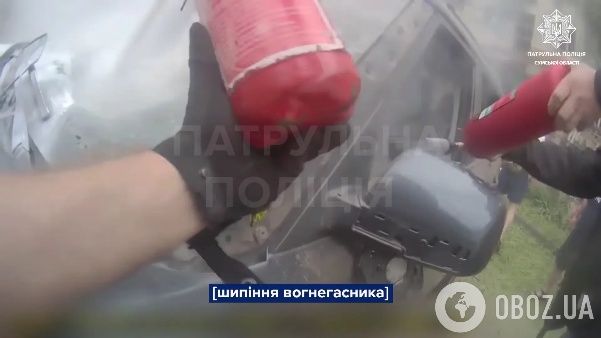 Перші хвилини після вибухів у Сумах