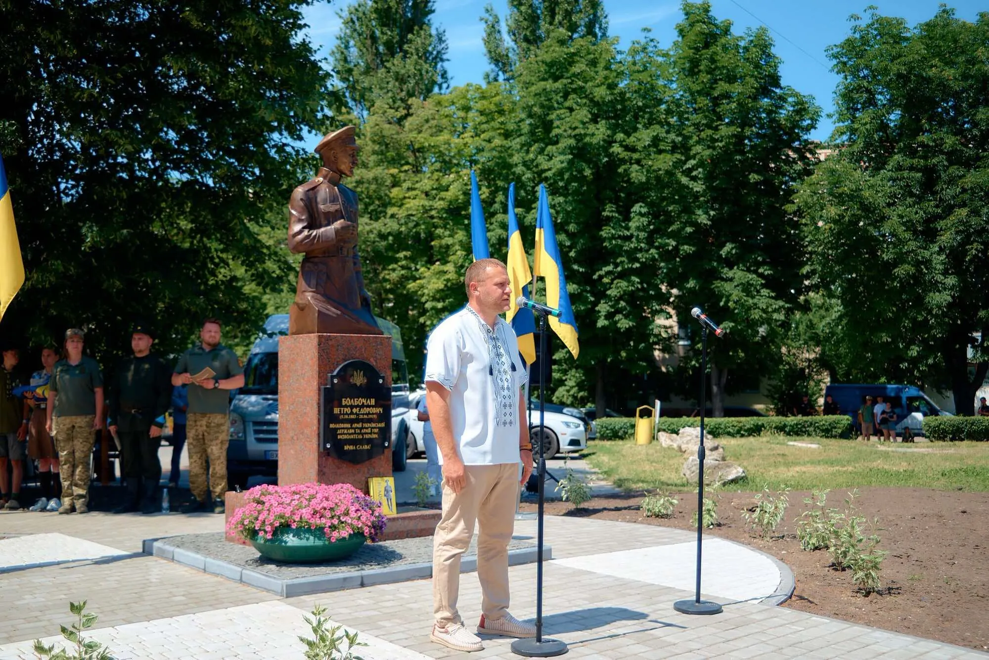 Открытие памятника в Каменце-Подольском