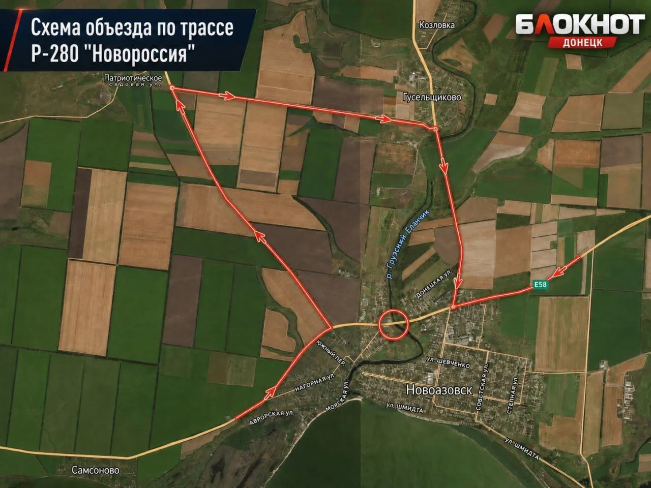 Окупаційна влада пропонує об'їзд