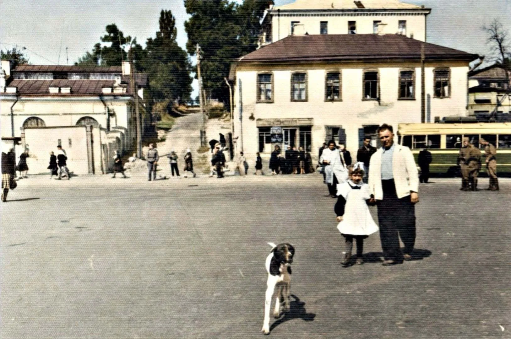 Голосіївська площа. Початок 1950-х років.