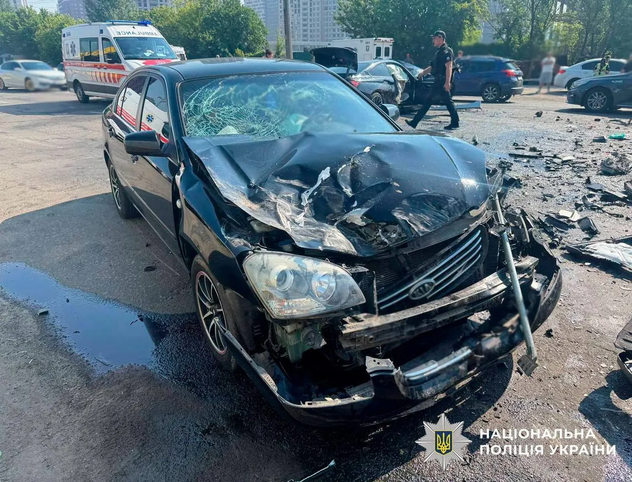 Обставини та причини аварії встановлять слідчі.