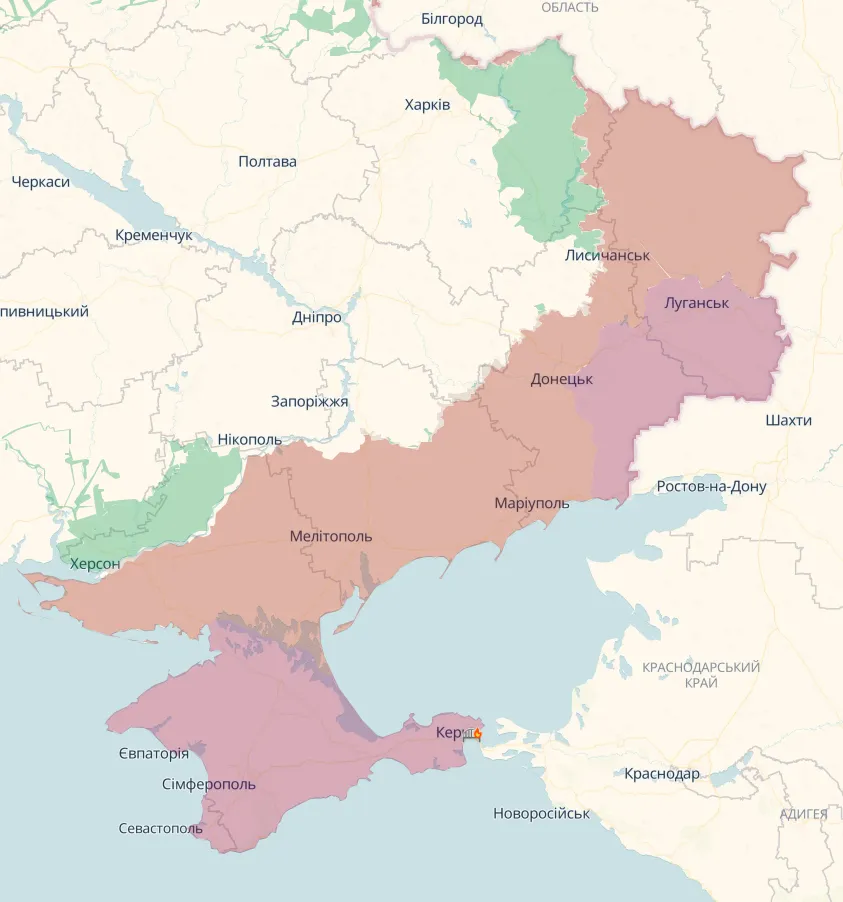 Путін озвучив територіальні претензії