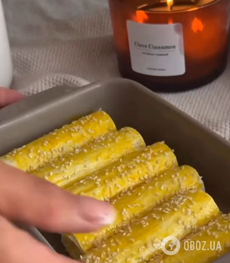 Сытные трубочки с сыром и яйцами: понадобится лаваш