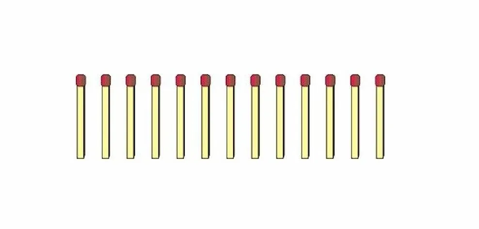 Как сделать 10 из 13 спичек: хитрая головоломка
