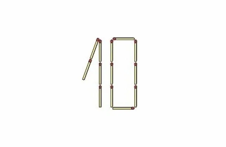 Как сделать 10 из 13 спичек: хитрая головоломка