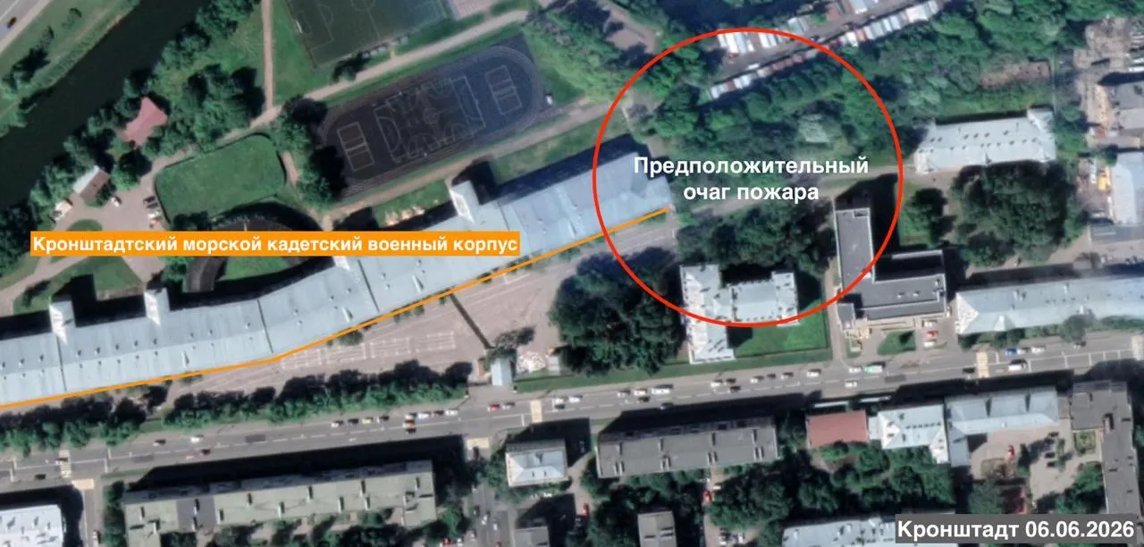 Дроны снова атаковали порт Кронштадт возле Петербурга: город закрыли. Фото и видео пожара