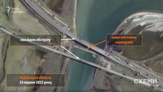 Окупанти перекрили в'їзд в Крим після удару по мосту поблизу Чонгара: подробиці