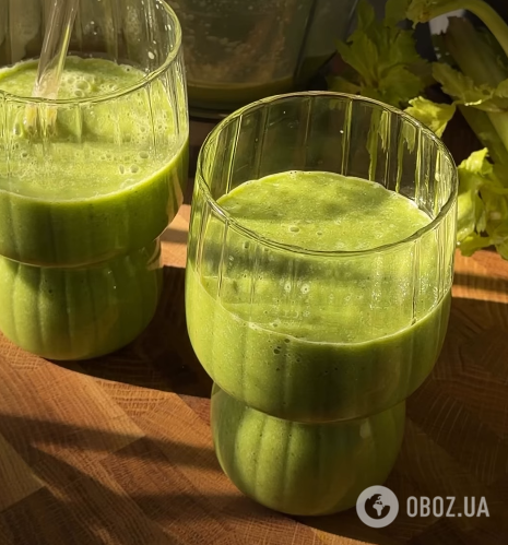 Полезный зеленый смузи из овощей и фруктов: в составе только натуральные компоненты