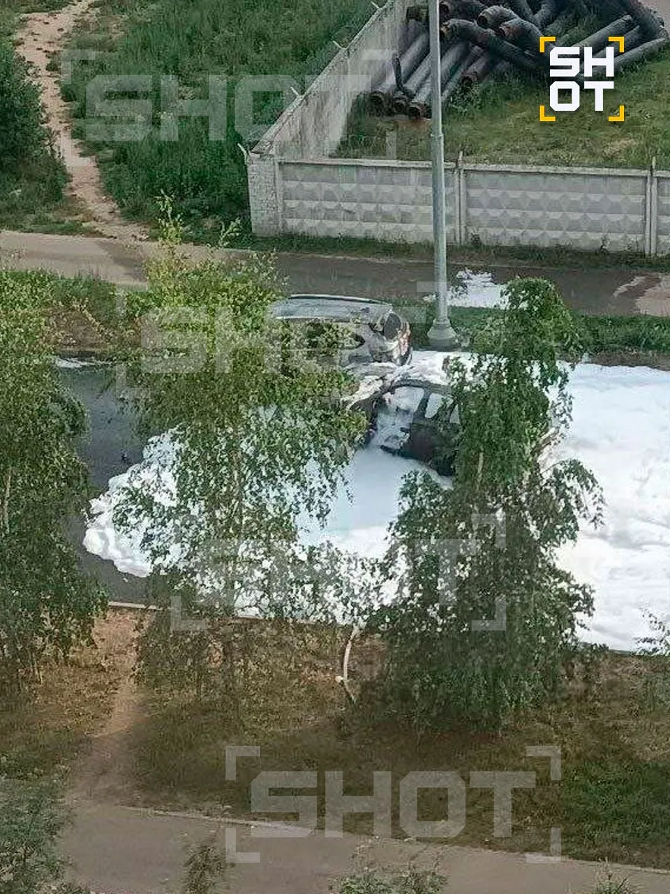У підмосковній Балашисі підірвали авто в кварталі для військових: водій загинув, момент вибуху потрапив на відео