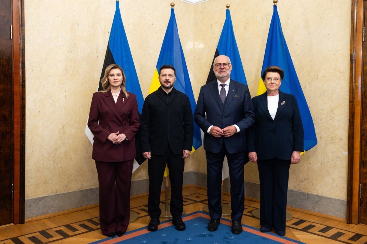 Президент и первая леди Украины прибыли в Эстонию.
