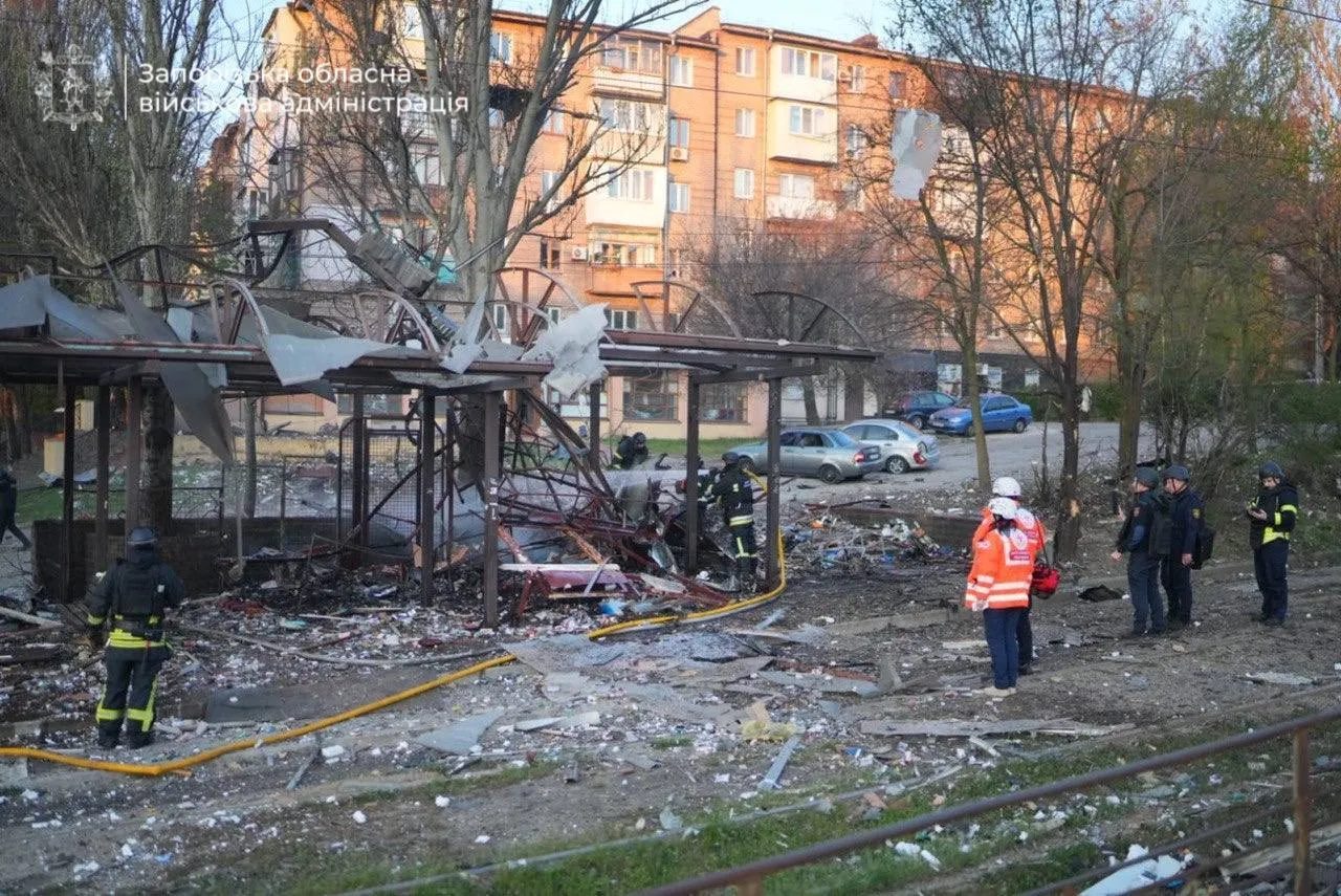 Наслідки удару військ РФ по Запоріжжю 8 червня