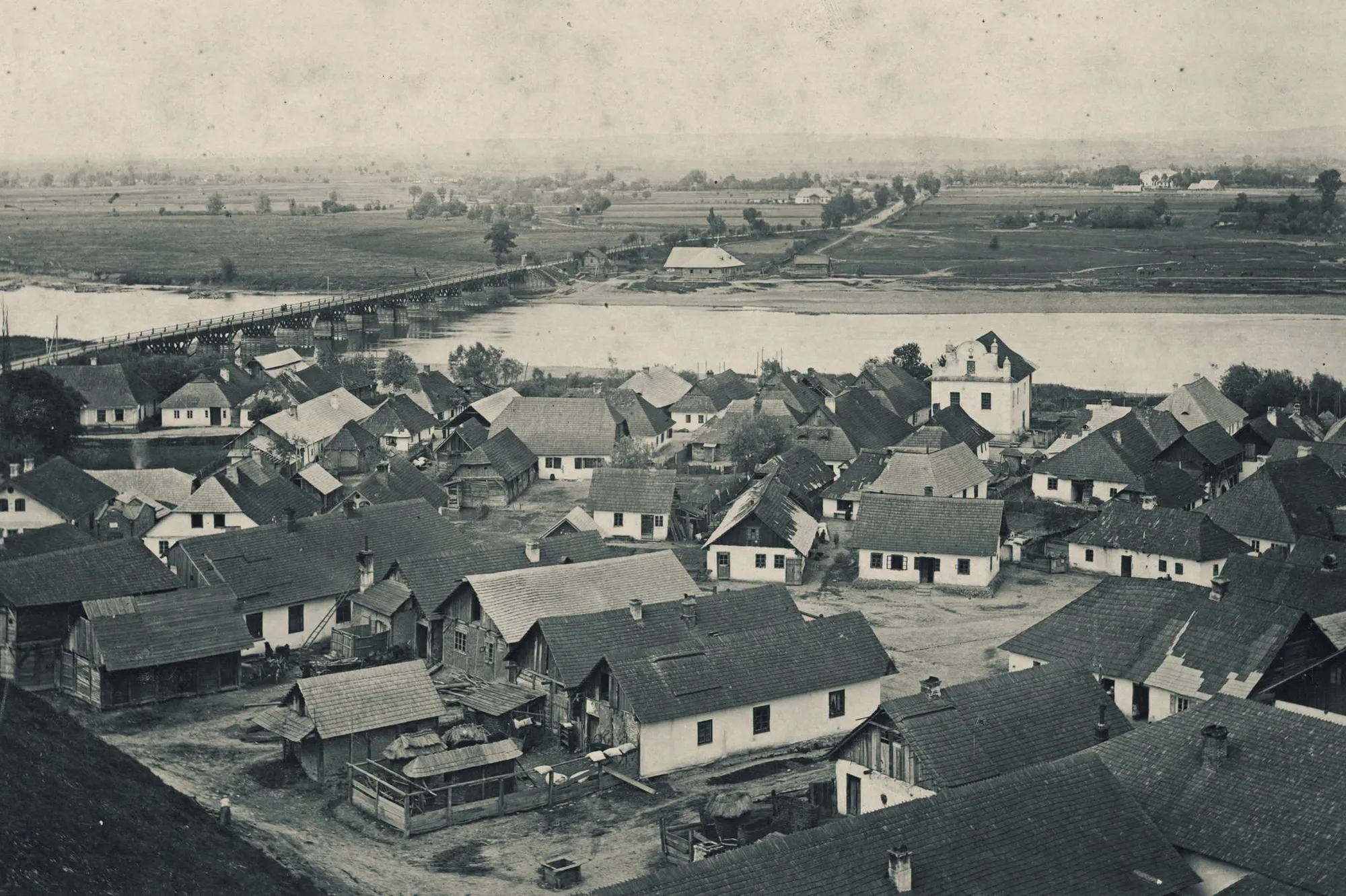 Галич, краєвид на Дністер.
