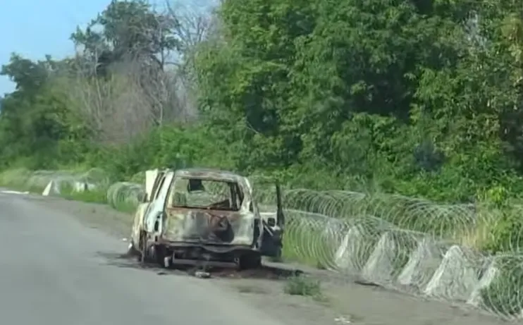 Кадри прифронтової Дружківки.