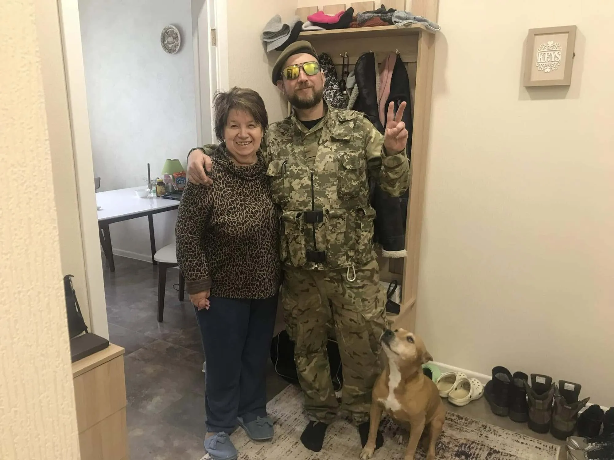 Олег с тещей.
