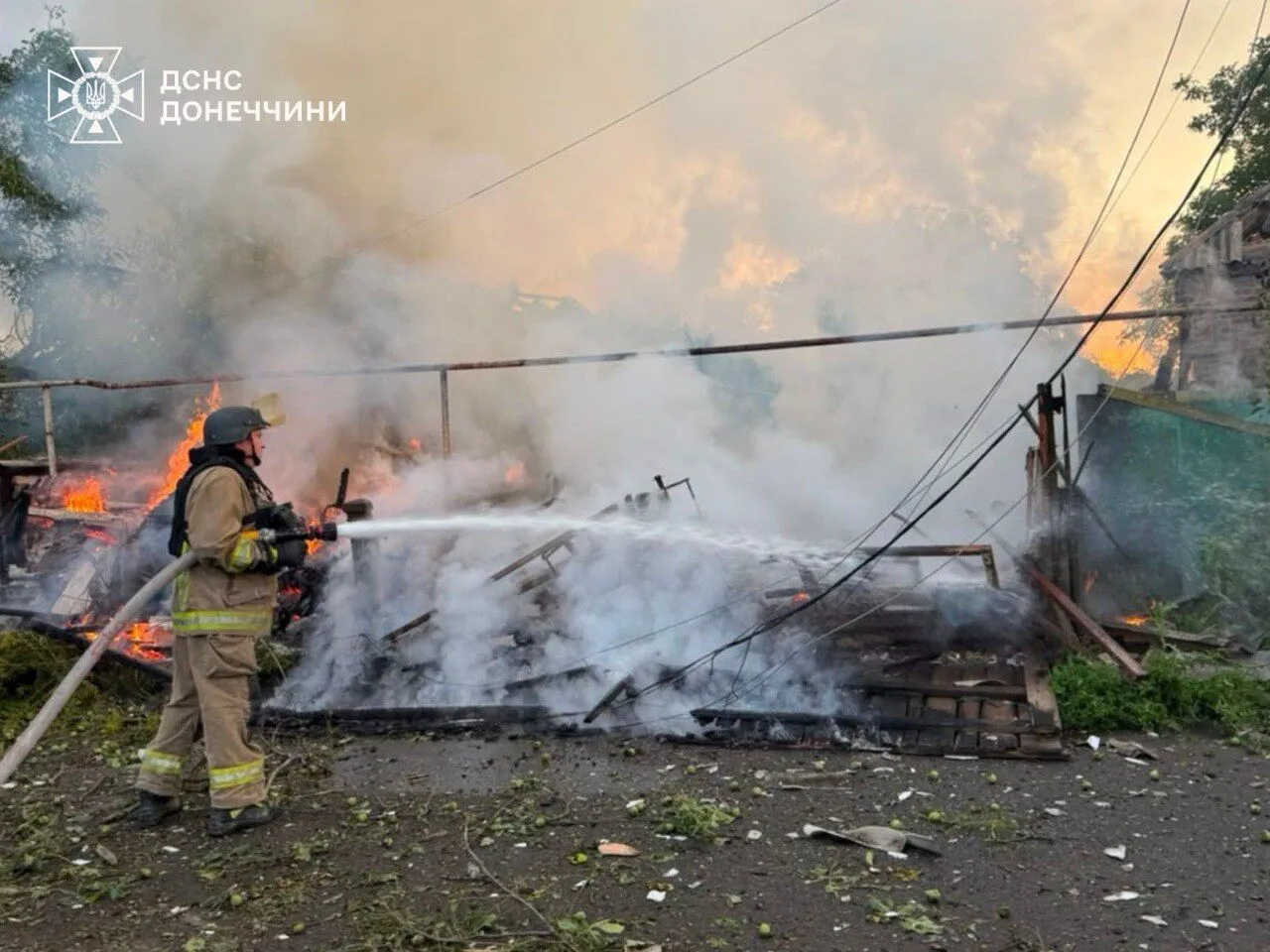 Ворог вдарив по приватному сектору селища Шабельківка Краматорської громади.