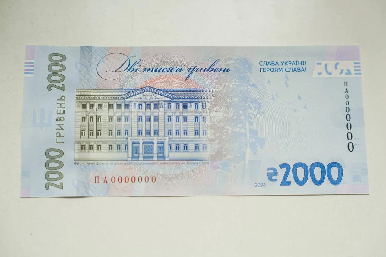 Дизайн банкноты 2000 грн