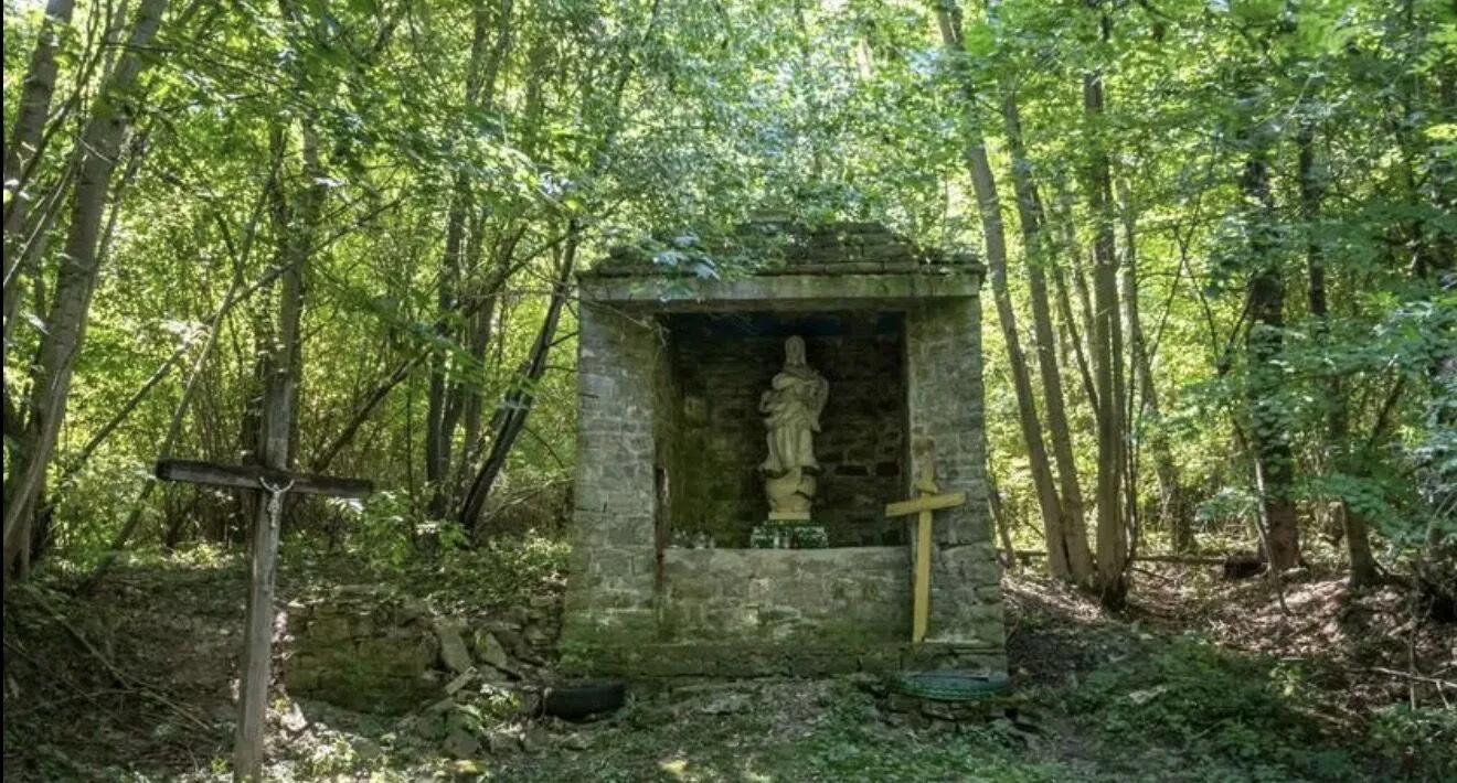 Похороны польских жертв Волынской резни.
