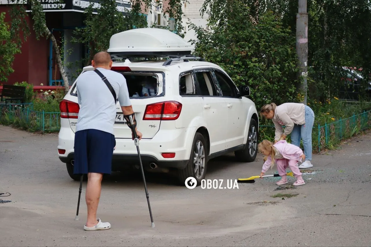 Дарницький район після ворожої атаки