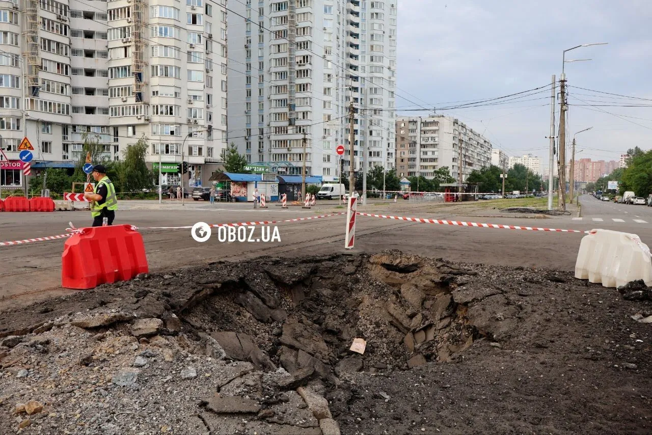 Дарницький район після ворожої атаки