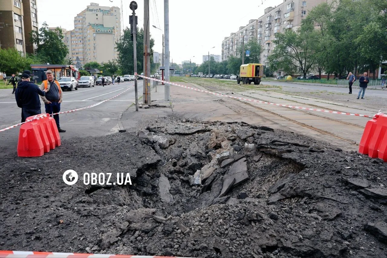 Дарницький район після ворожої атаки