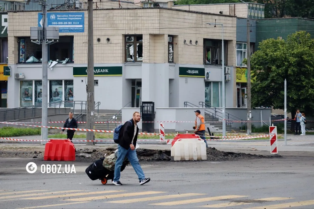 Дарницький район після ворожої атаки