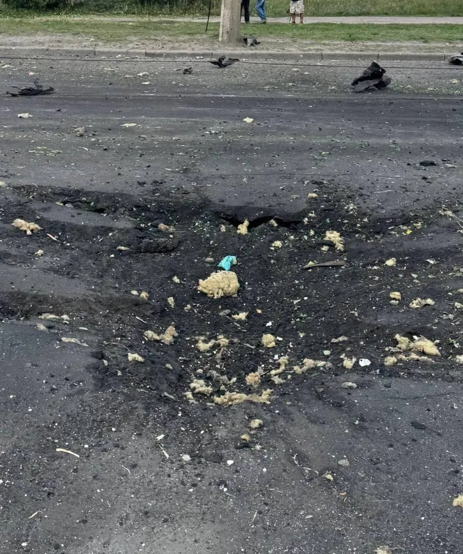 Вирва від російської бомби