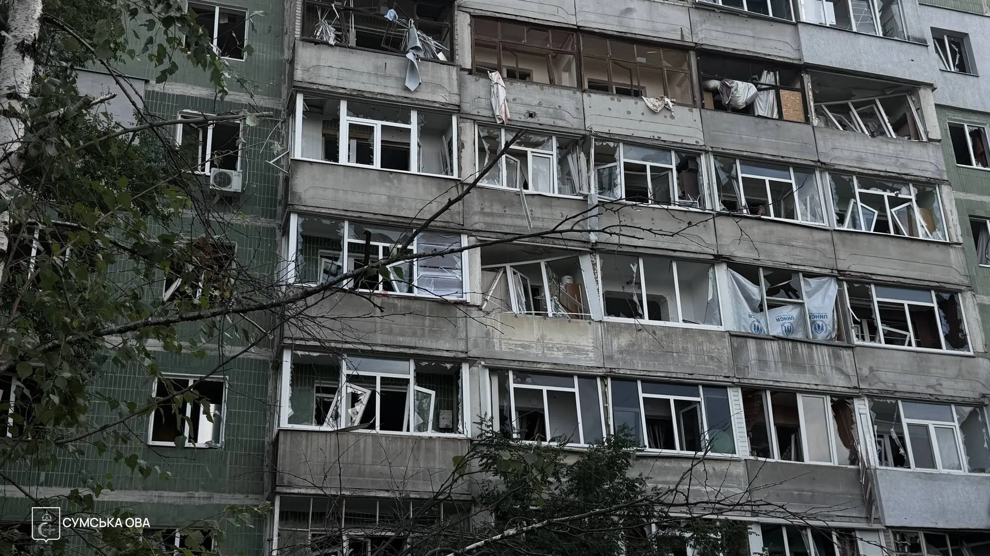 Пошкоджені будинки