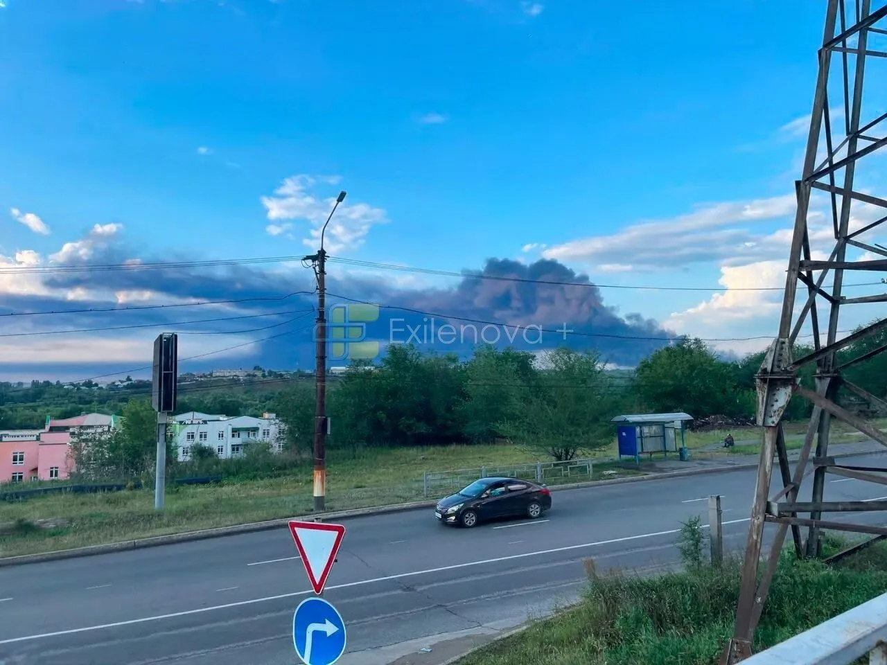 Пожар на НПЗ в Сызрани
