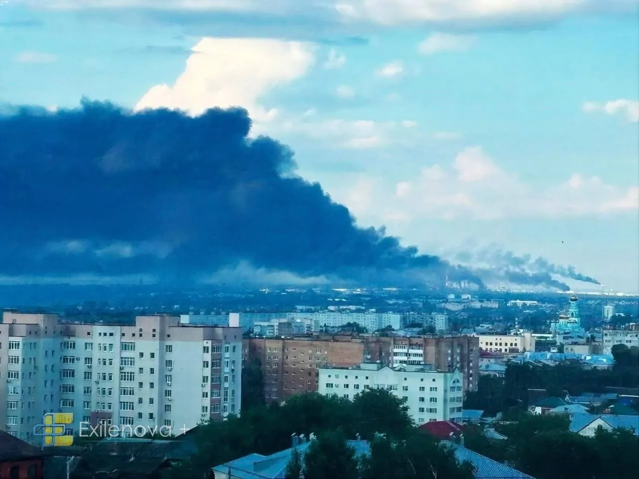 Горить Сизранський НПЗ після атаки