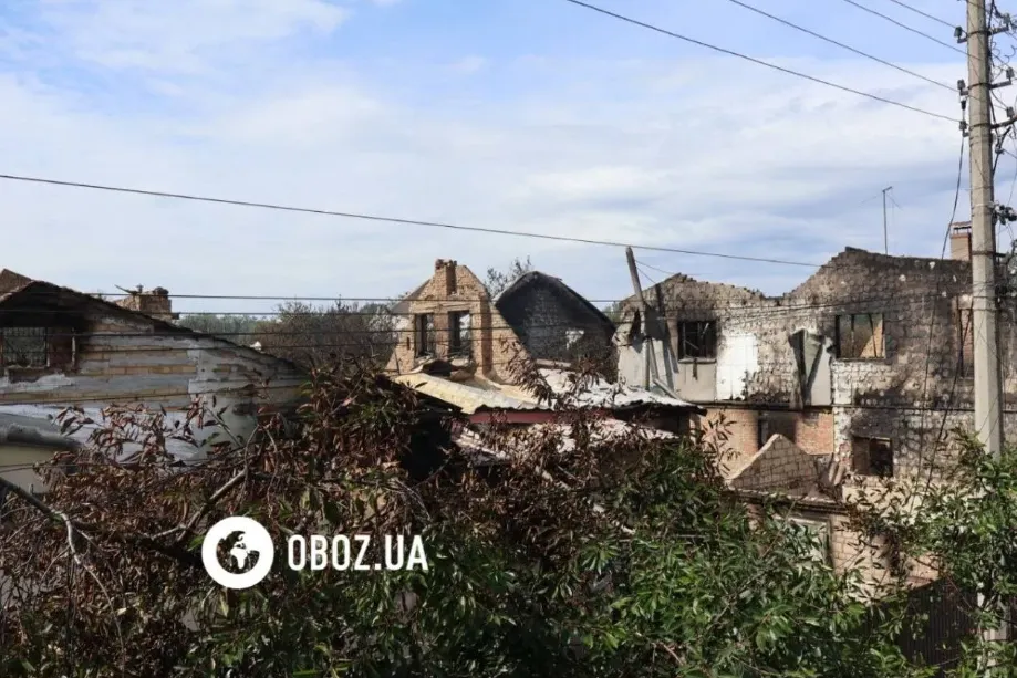 Вишневое после российского удара.