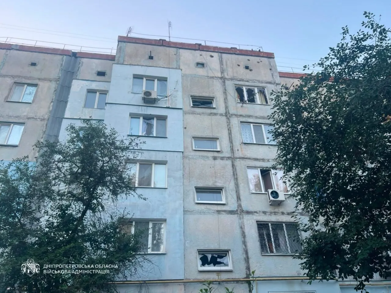 Наслідки російських атак на Дніпропетровщині