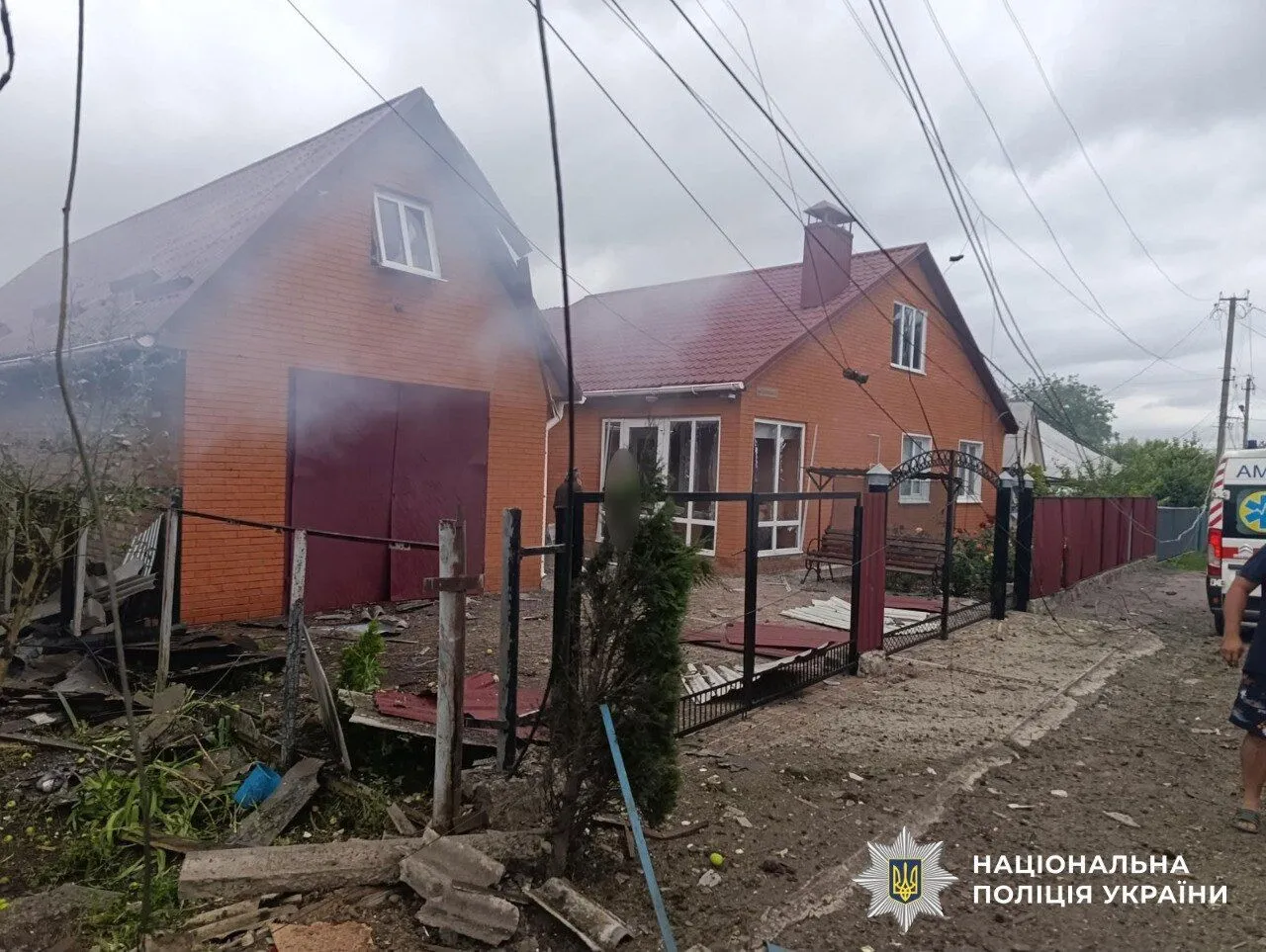 Последствия нападения в Полтавской области.