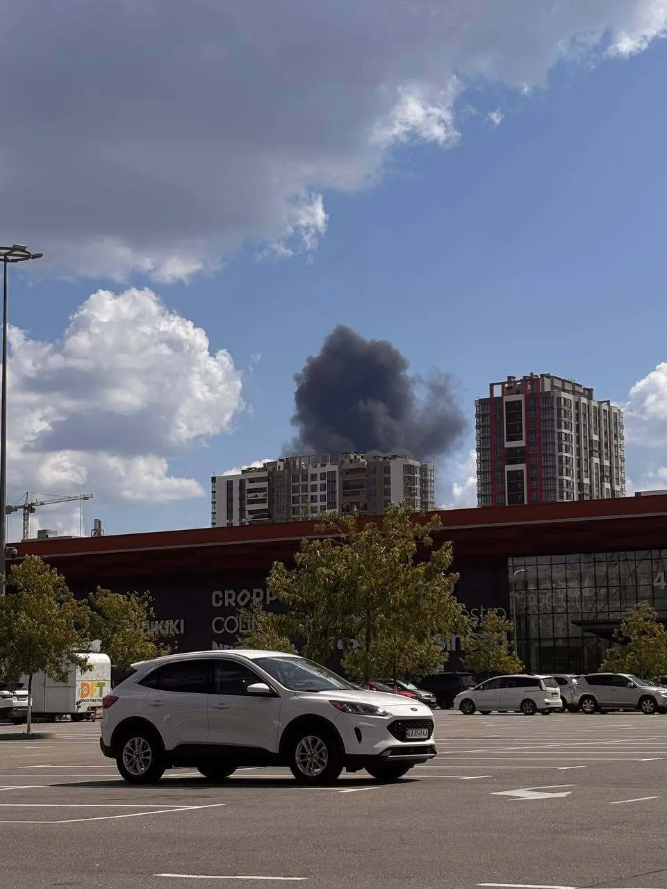 Пожежа сталась на Виноградарі у Києв.
