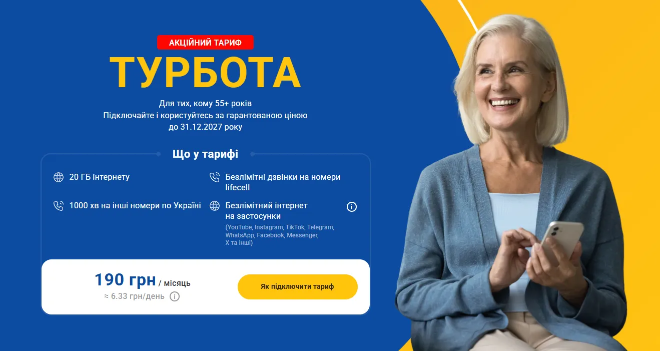 Тариф «Забота».