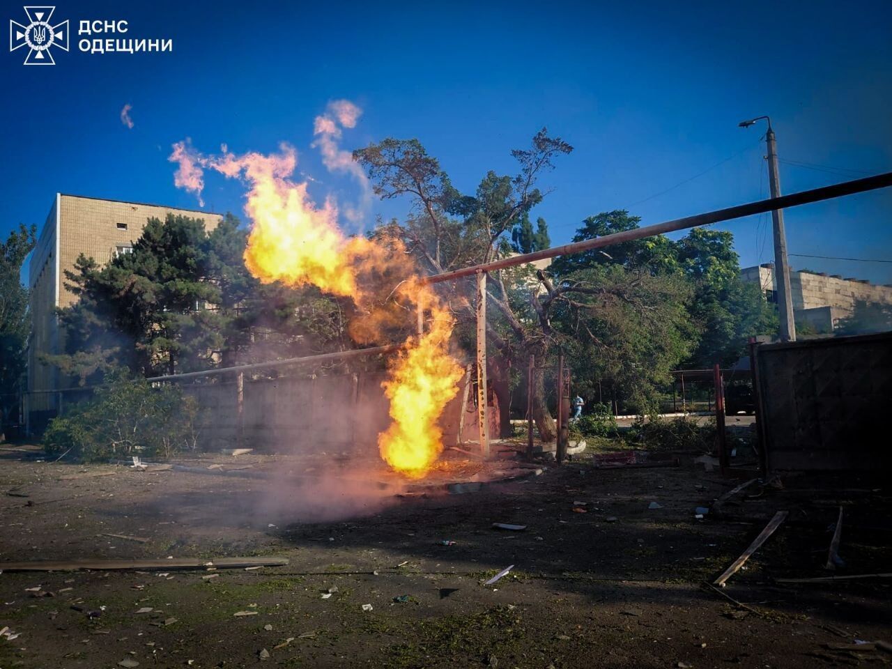 Пошкоджено магістральний газогін
