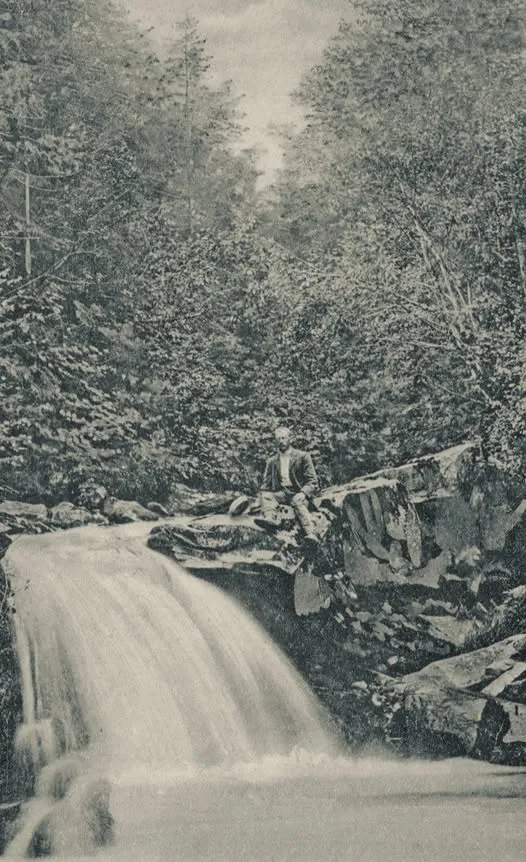 Водоспад в Яремче, фото 1904 року.